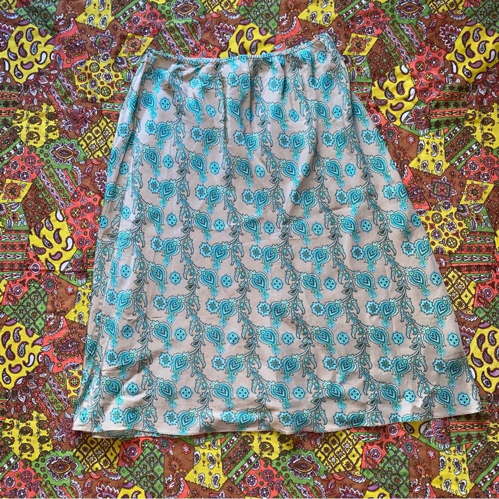 Vintage Silk GAP Fairy Midi Skirt